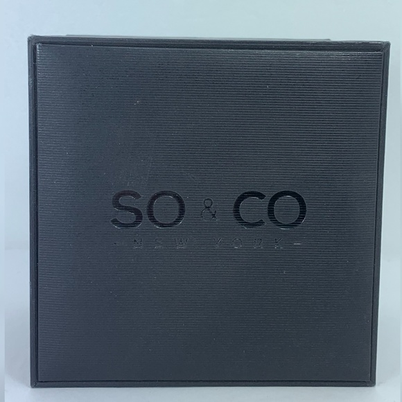 So & Co Blue Denim Watch J154P33 NWT - Picture 7 of 8